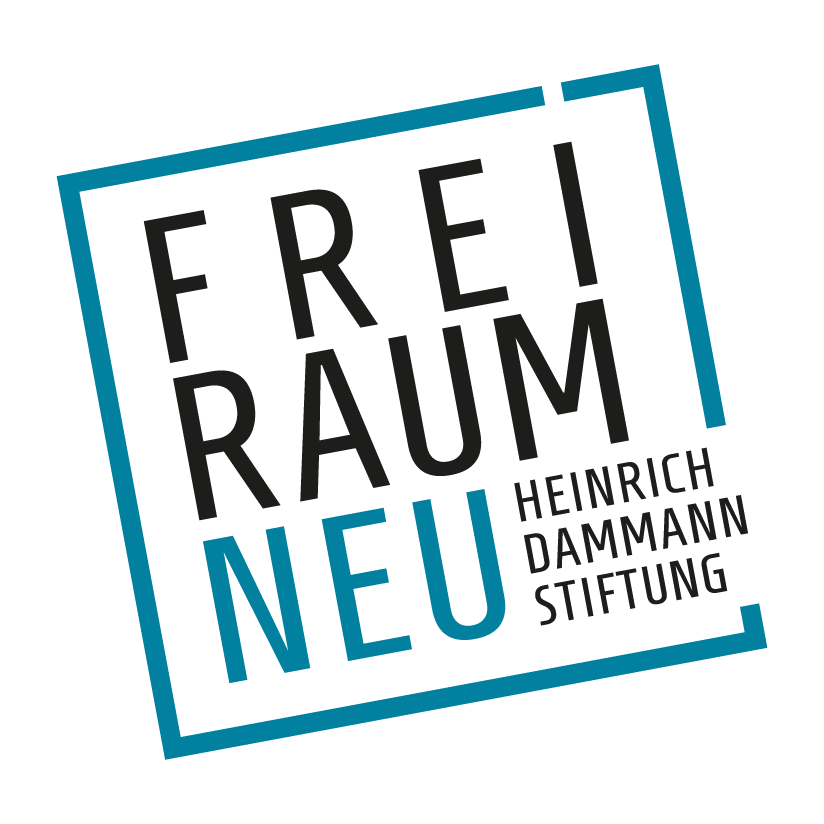 HDS_FRN_Wortbildmarke_Bg_RGB Heinrich-Dammann-Stiftung: FREIRAUM|NEU-Logo